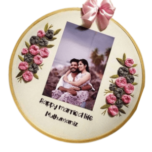 photo embroidery hoop